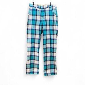 Loud Mouth Fairway Heritage Blue Plaid Golf Pants size 38  31 “Inseam